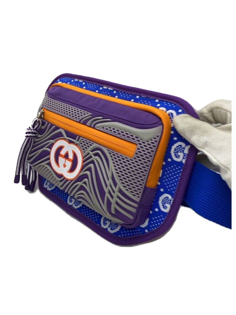Gucci Belt All over Waist Bag Multicolor Black